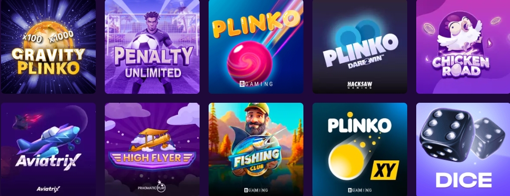 Aviatrix game - crash game category example